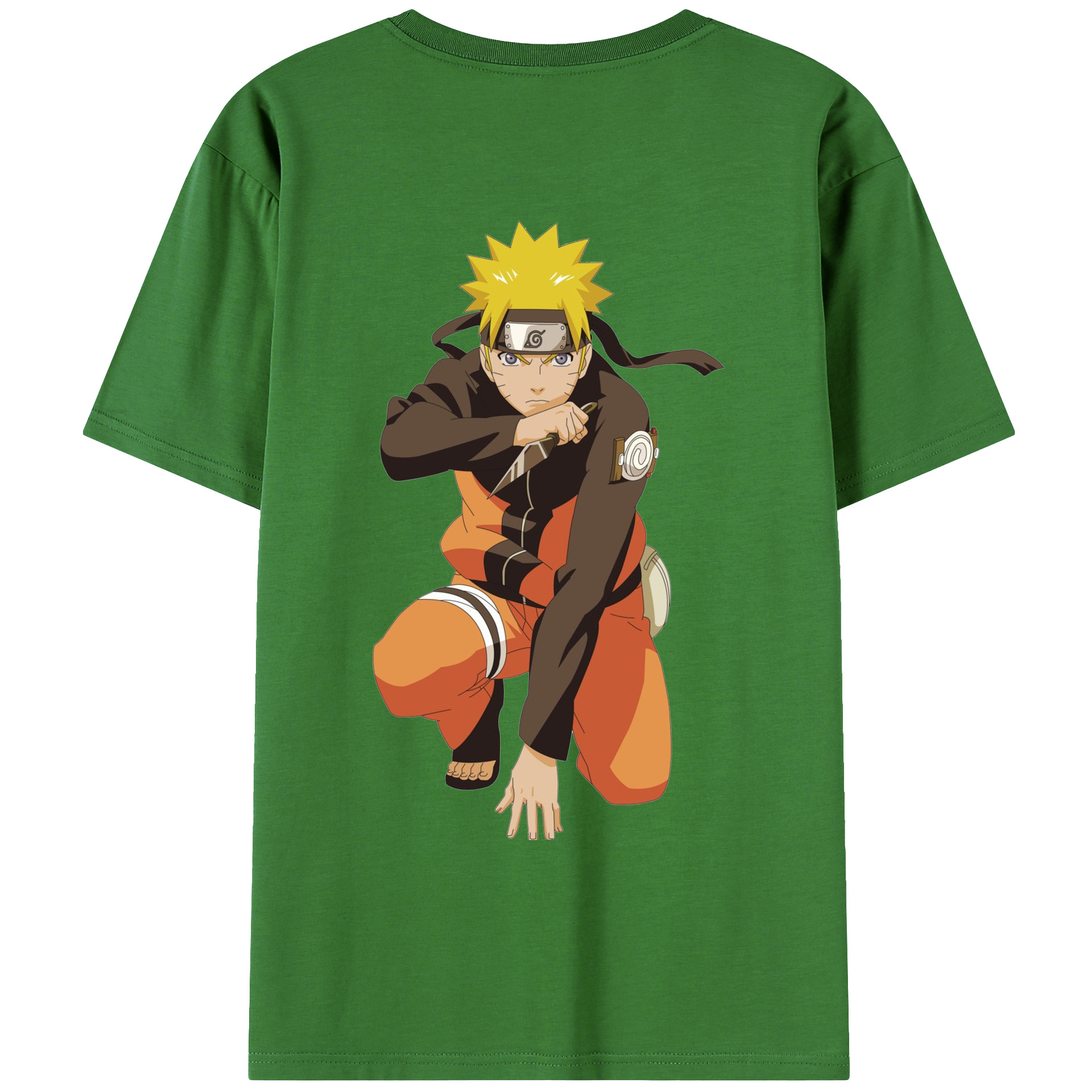 （画像用） NARUTO -ナルト- うずまき ナルト Uzumaki Naruto レディース半袖Tシャツ(バックプリント)